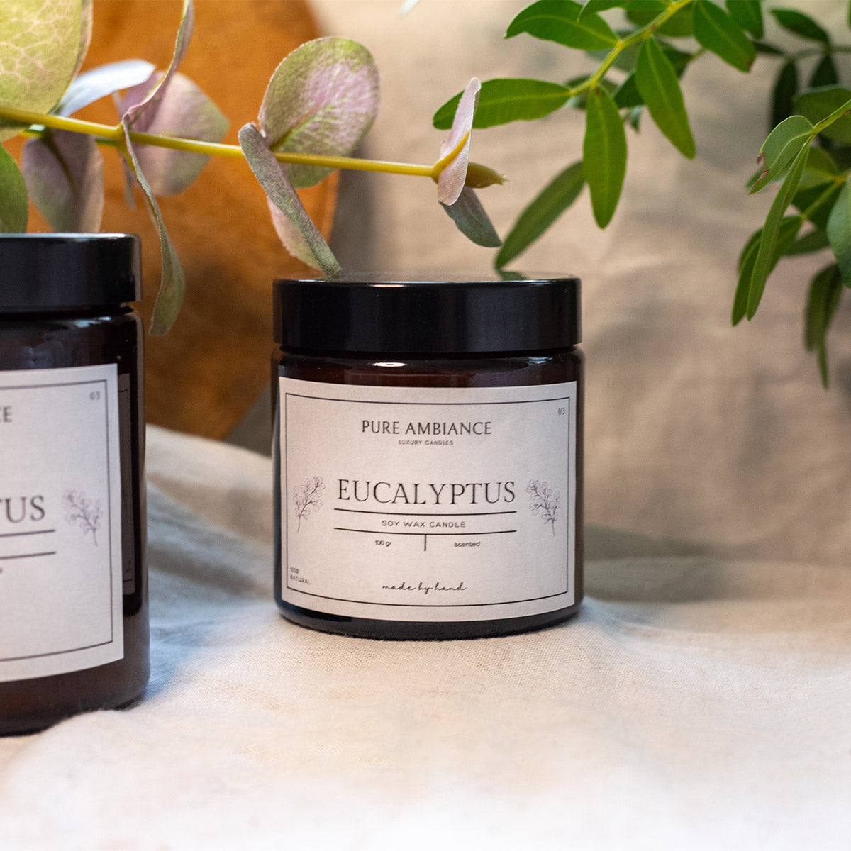 Geurkaars Eucalyptus 100 gram