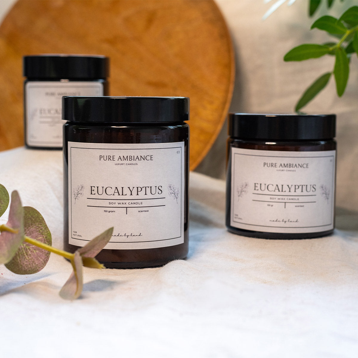 Geurkaars Eucalyptus 150 gram