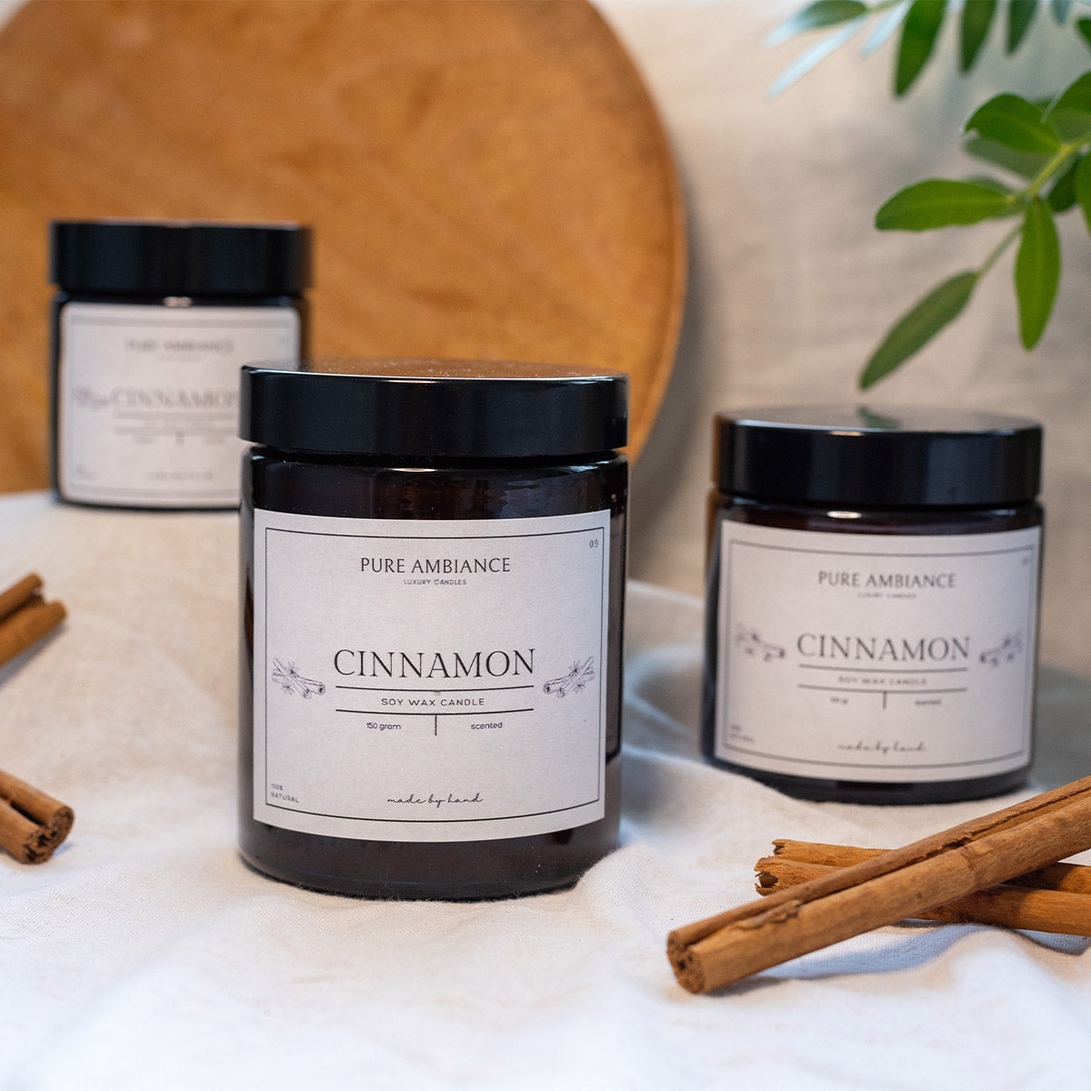 Geurkaars Kaneel 150 gram