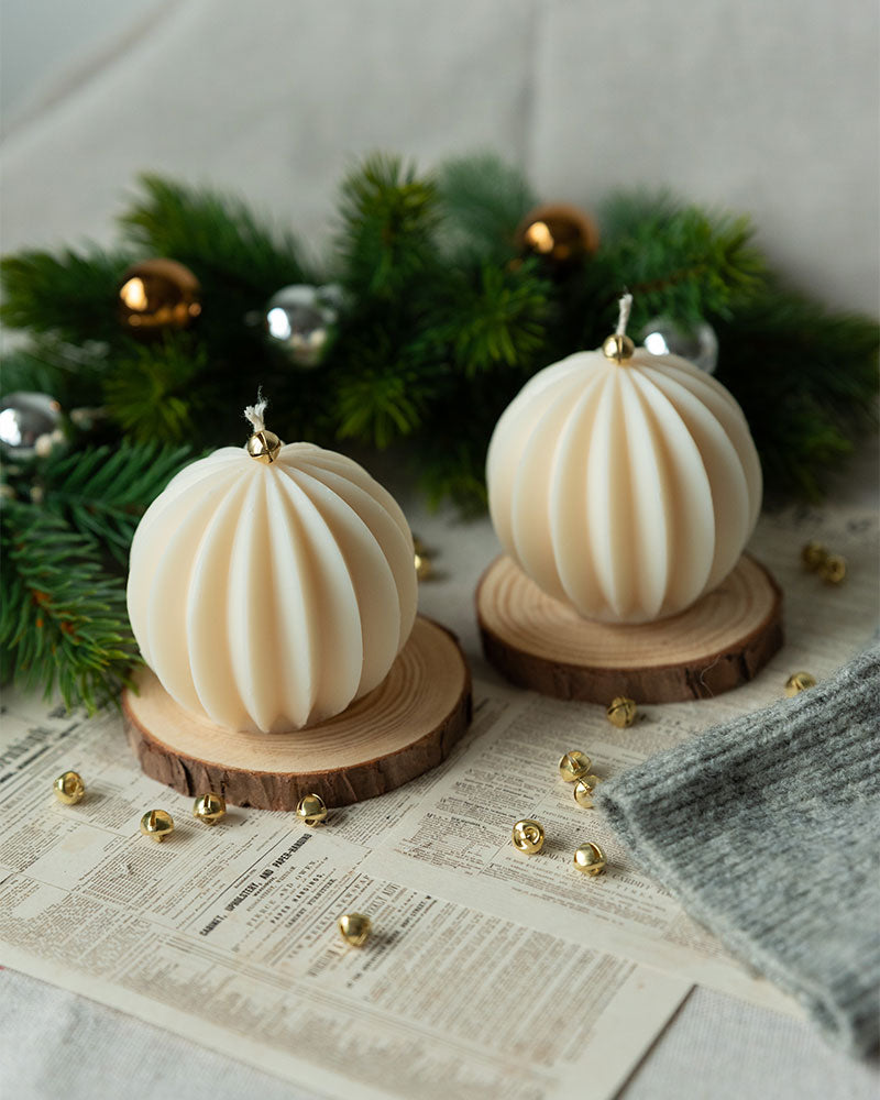 Kerstbal-kaars-gestreept