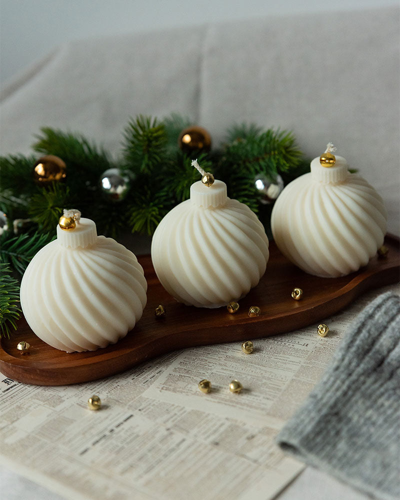 Kerstbal-kaars-spiraal