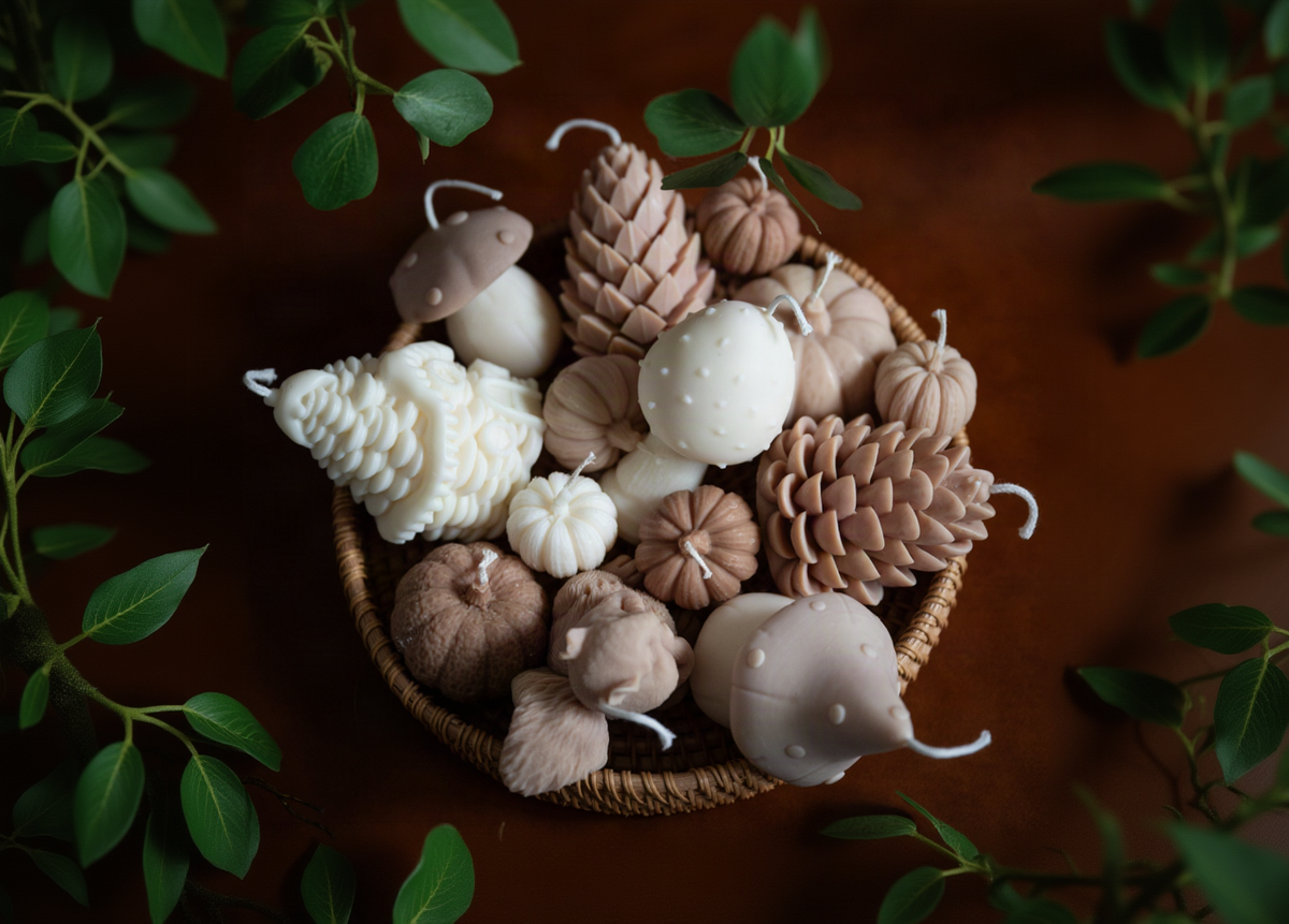 Geuren en kaarsen die meegaan van zomer naar herfst