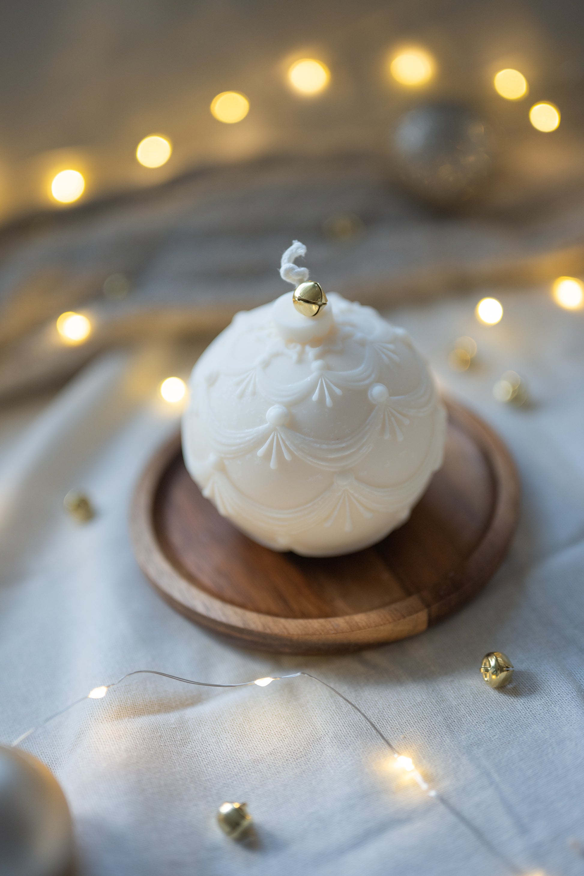 Eclat de Neige kerstbal kaars