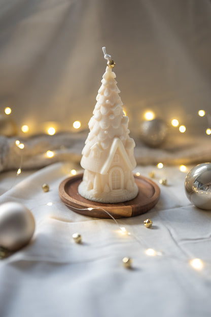 Kerst kaars Arbre de Neige