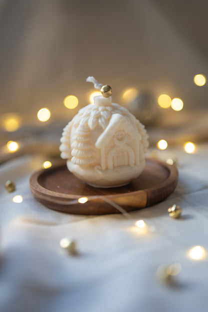 Kerst kaars Maison dHiver