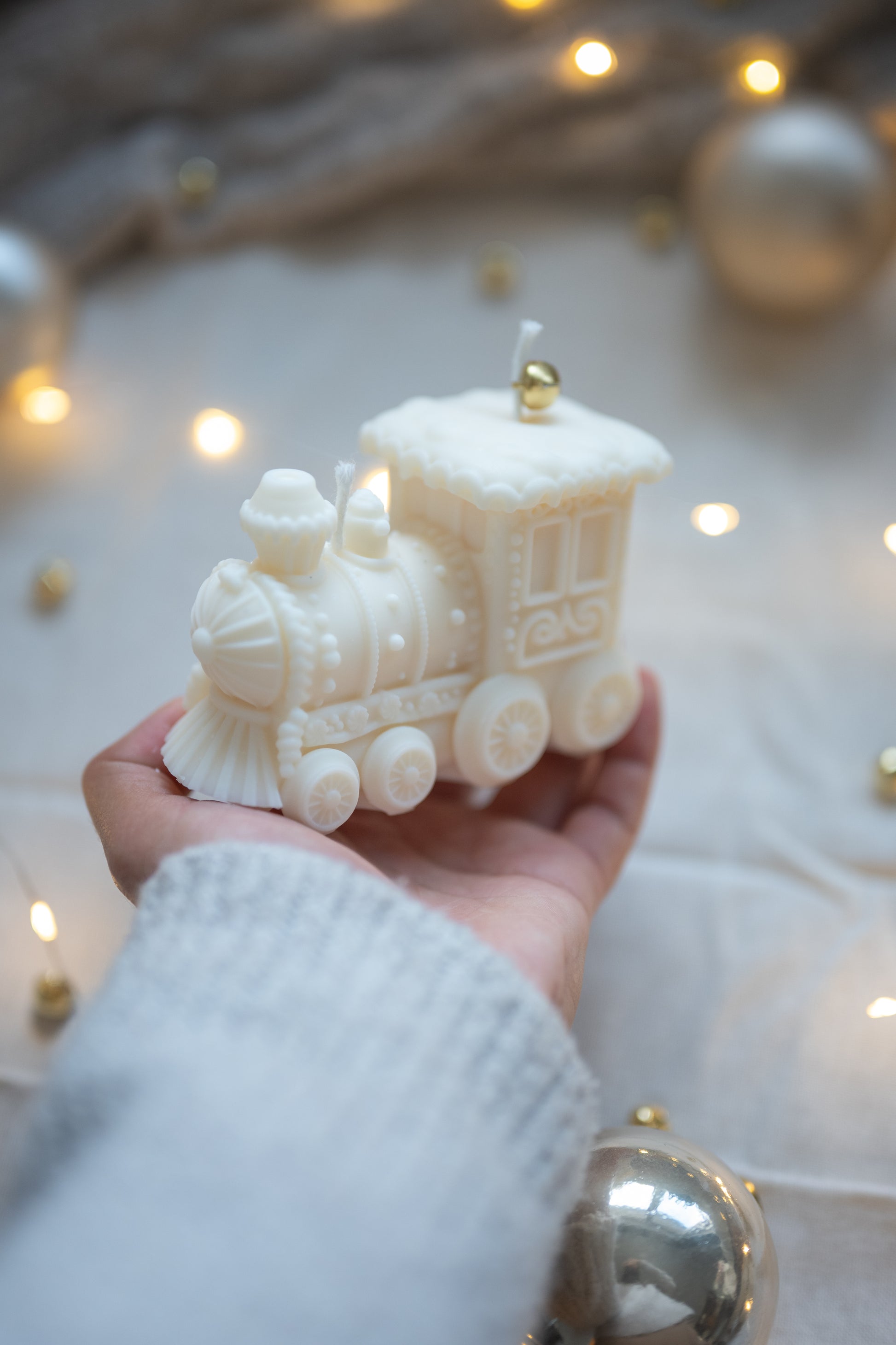 Train de Noel kerst kaars